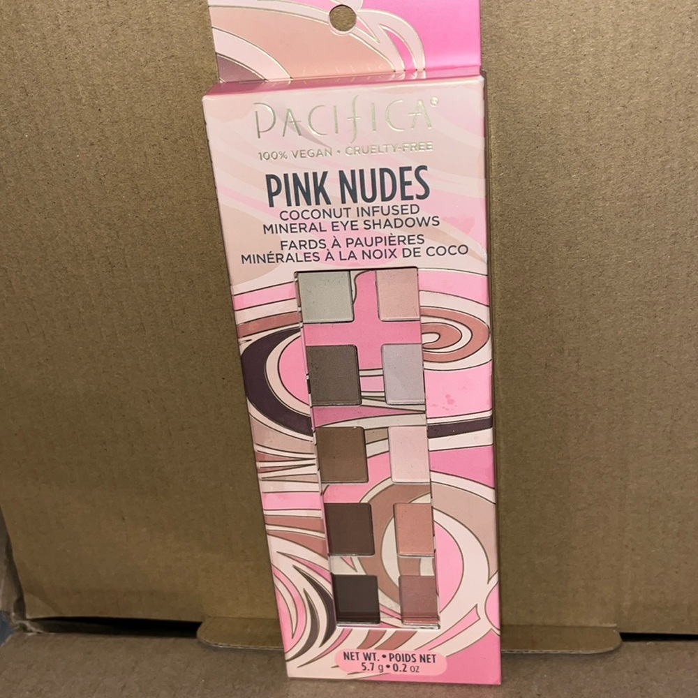 Pacifica pink nudes mineral shadows